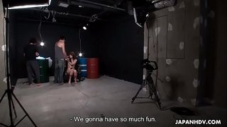 Japanese teen, Mikuni Maisaki got hammered with a creampie, uncensored