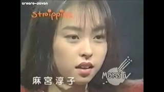 麻宮淳子ロングスカートでストリップ